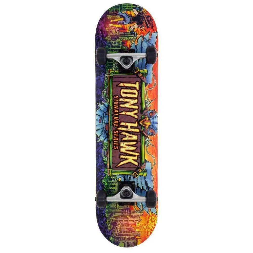 Tony Hawk SS 360 Factory Complete Skateboard Apocalypse Multi  Colour 8 Inch Wide