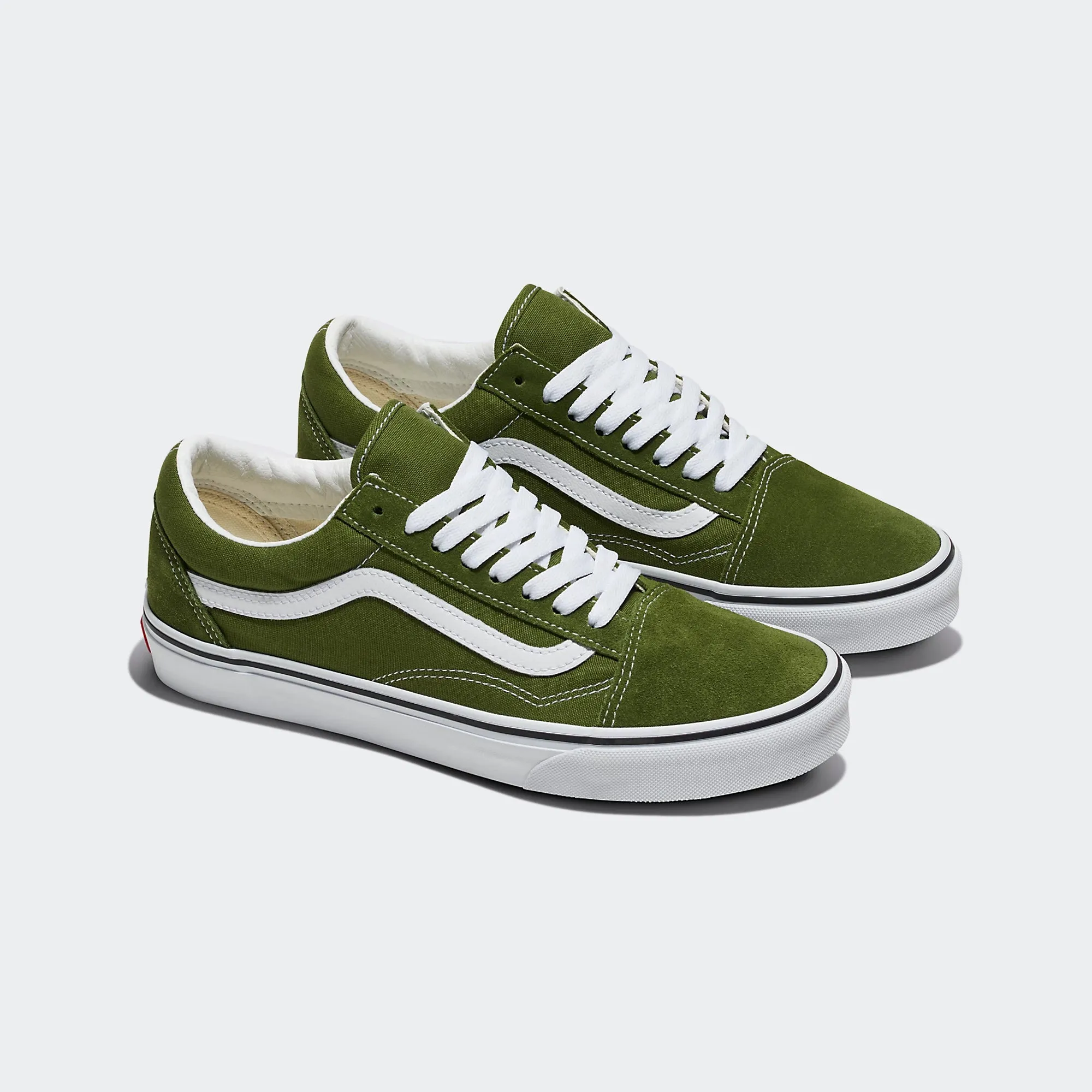 Unisex Vans Canvas Old Skool Shoes Pesto