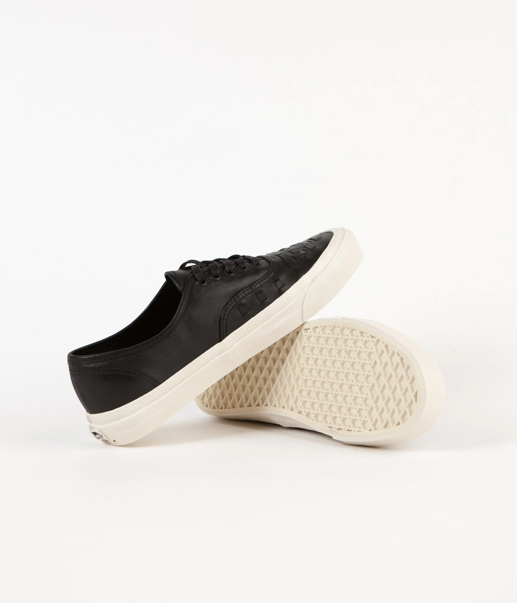 Vans Authentic Weave DX Leather Shoes - Black