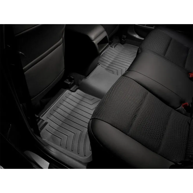 WeatherTech FloorLiner - 2nd Row - Black - Crew Cab - GM Fullsize Truck 2007-13