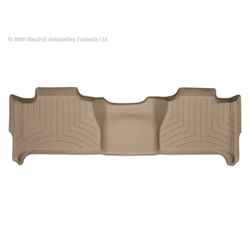 WeatherTech FloorLiner - 2nd Row - Tan - GM Fullsize SUV 2007-13