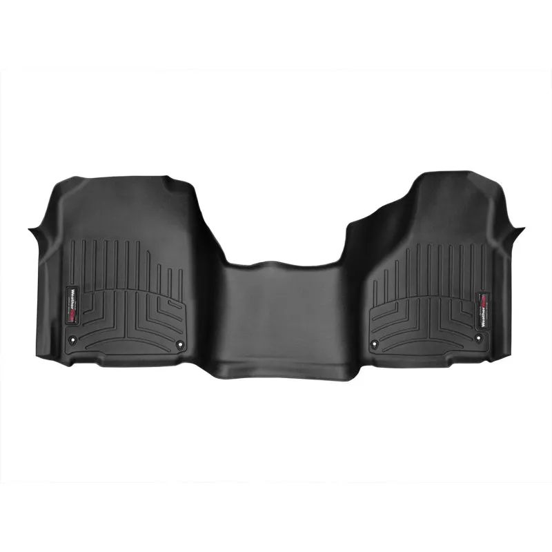 WeatherTech FloorLiner - Front - Over the Hump - Black - Extended/Standard Cab - Ram Fullsize Truck 2012-13