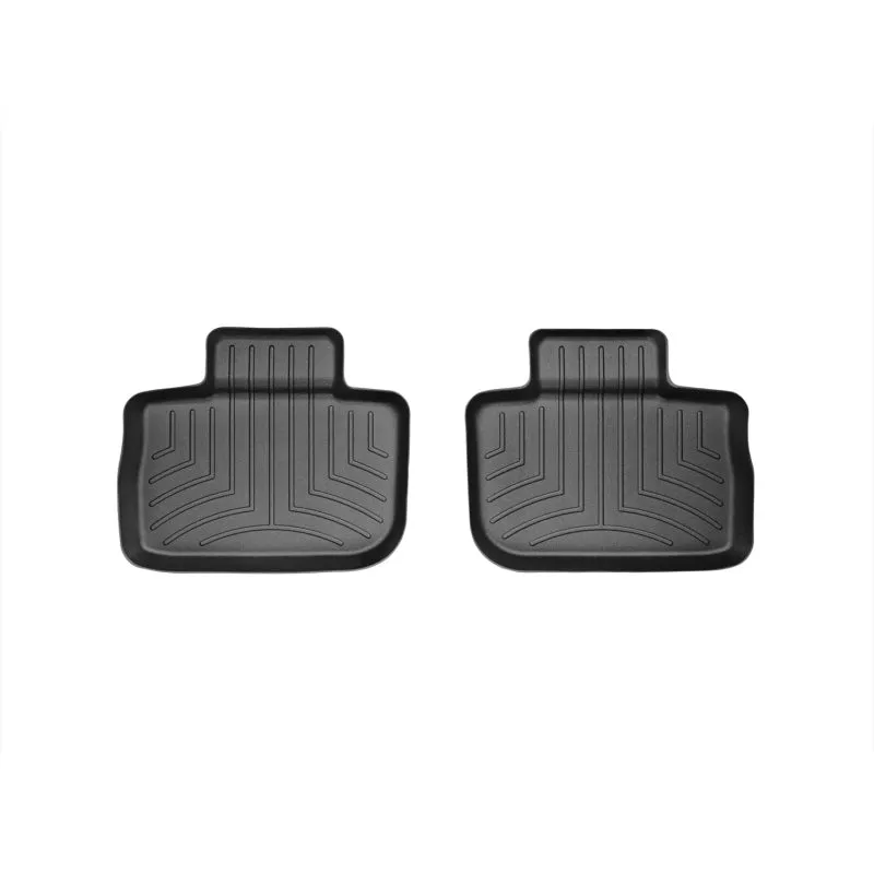 WeatherTech FloorLiners - 2nd Row - Black - Chrysler Fullsize Car 2011-14