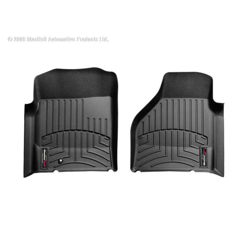 WeatherTech FloorLiners - Front - Black - 2WD - Quad Cab - Ram Fullsize Truck 2002-06