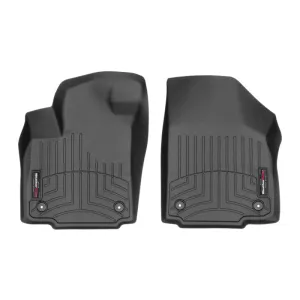 WeatherTech FloorLiners - Front - Black - Chevy Corvette 1997-2004