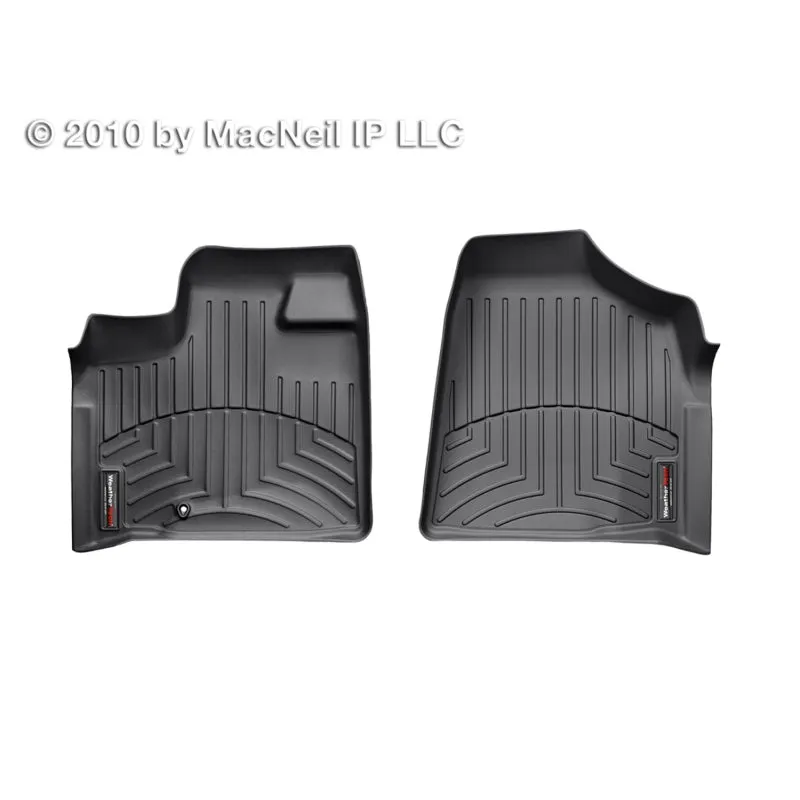 WeatherTech FloorLiners - Front - Black - Chrysler Mini Van 2008-14