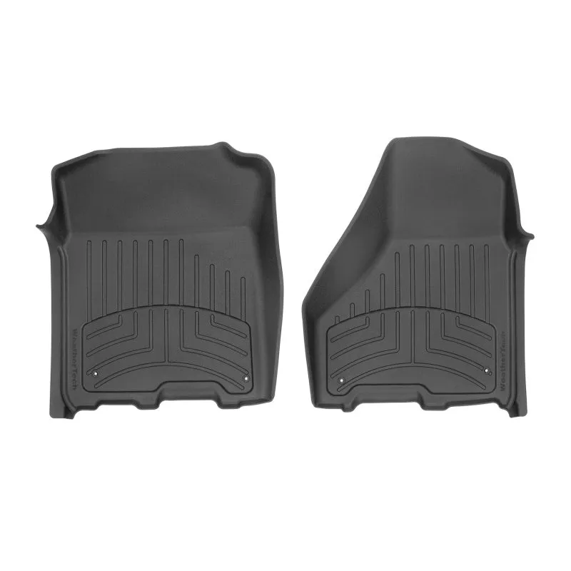 WeatherTech FloorLiners - Front - Black - Crew Cab/Mega Cab - Ram Fullsize Truck 2001-19