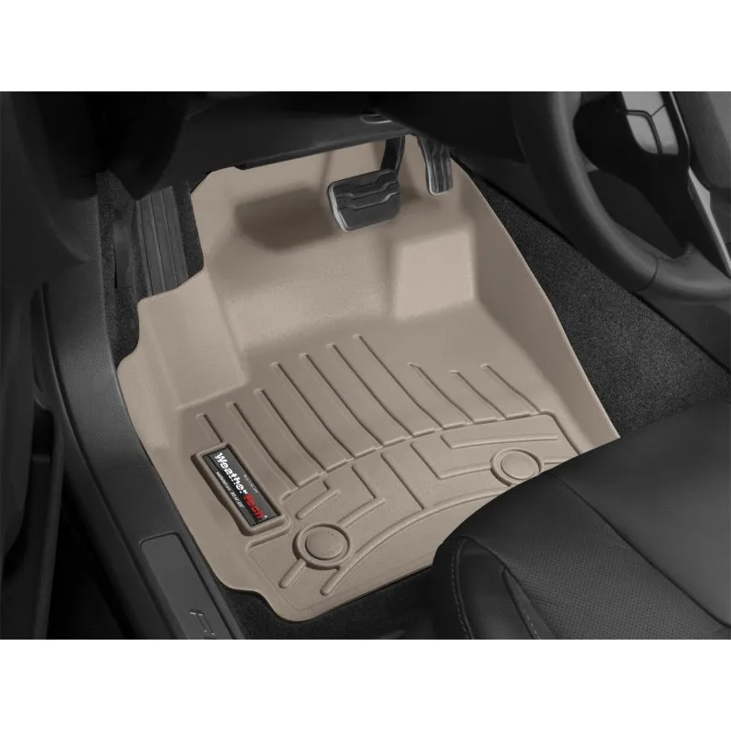 WeatherTech FloorLiners - Front - Tan - Ford Fullsize Truck 2004-08