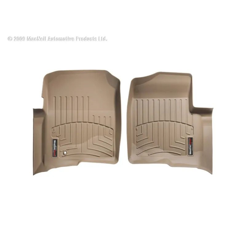 WeatherTech FloorLiners - Front - Tan - Ford Fullsize Truck 2004-08