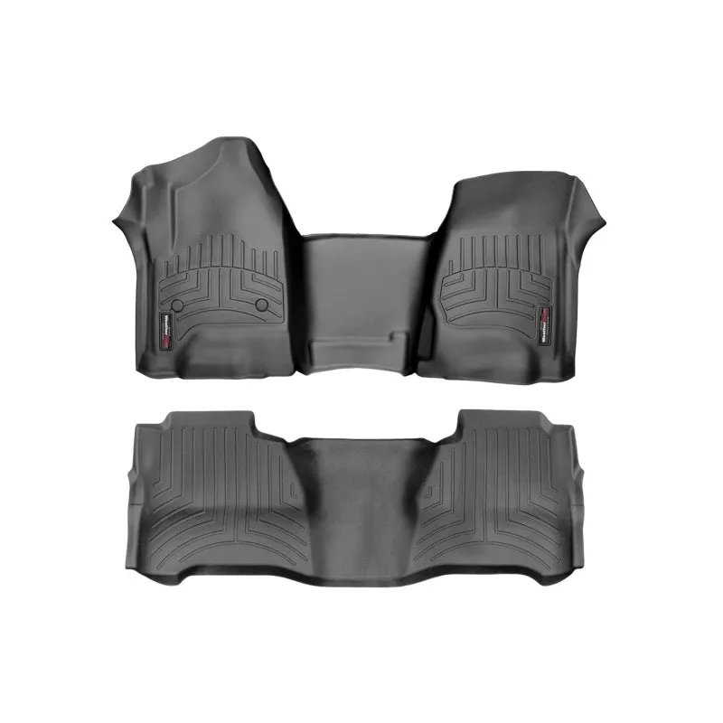 WeatherTech FloorLiners - Front/2nd Row - Black - GM Compact SUV 2016-20