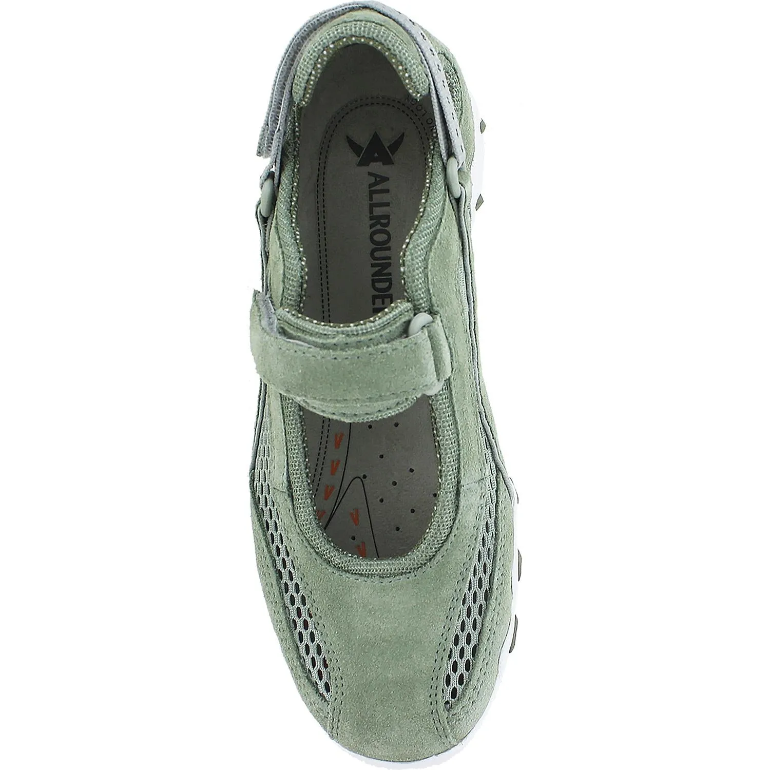 Women's Allrounder by Mephisto Niro Light Militaire Green Suede