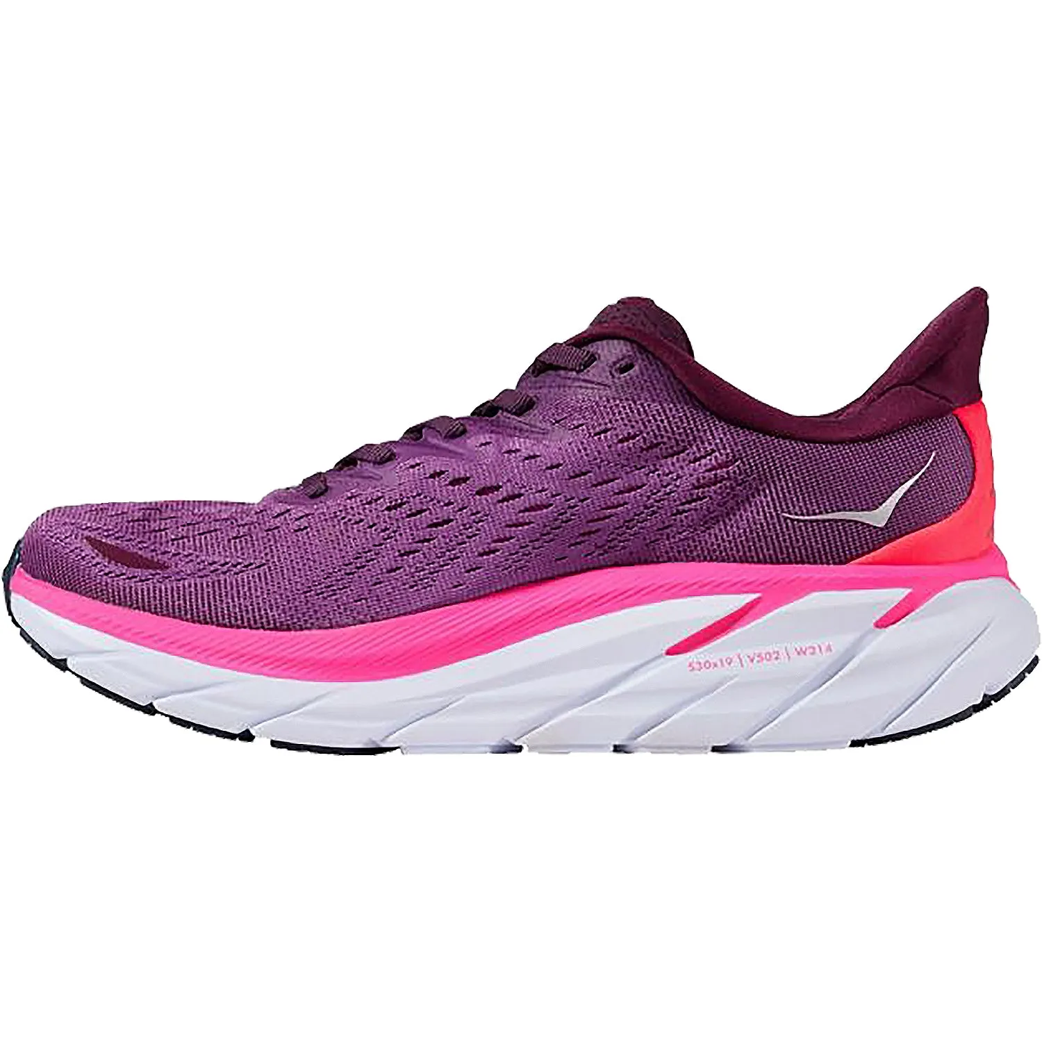 Women's Hoka Clifton 8 Grape Wine/Beautyberry Mesh