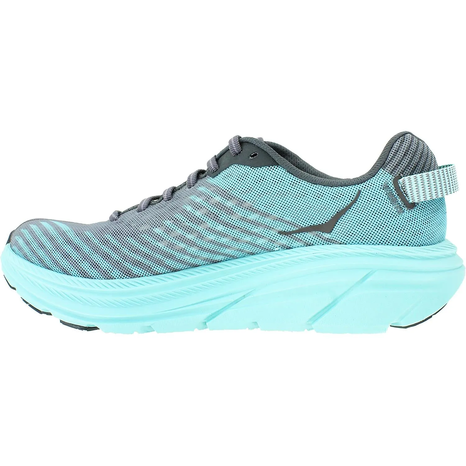 Women's Hoka One One Rincon Charcoal Grey/Aqua Sky Mesh