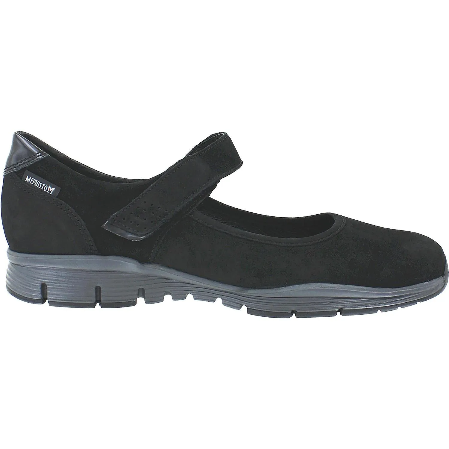 Women's Mephisto Yelina Black Bucksoft Nubuck