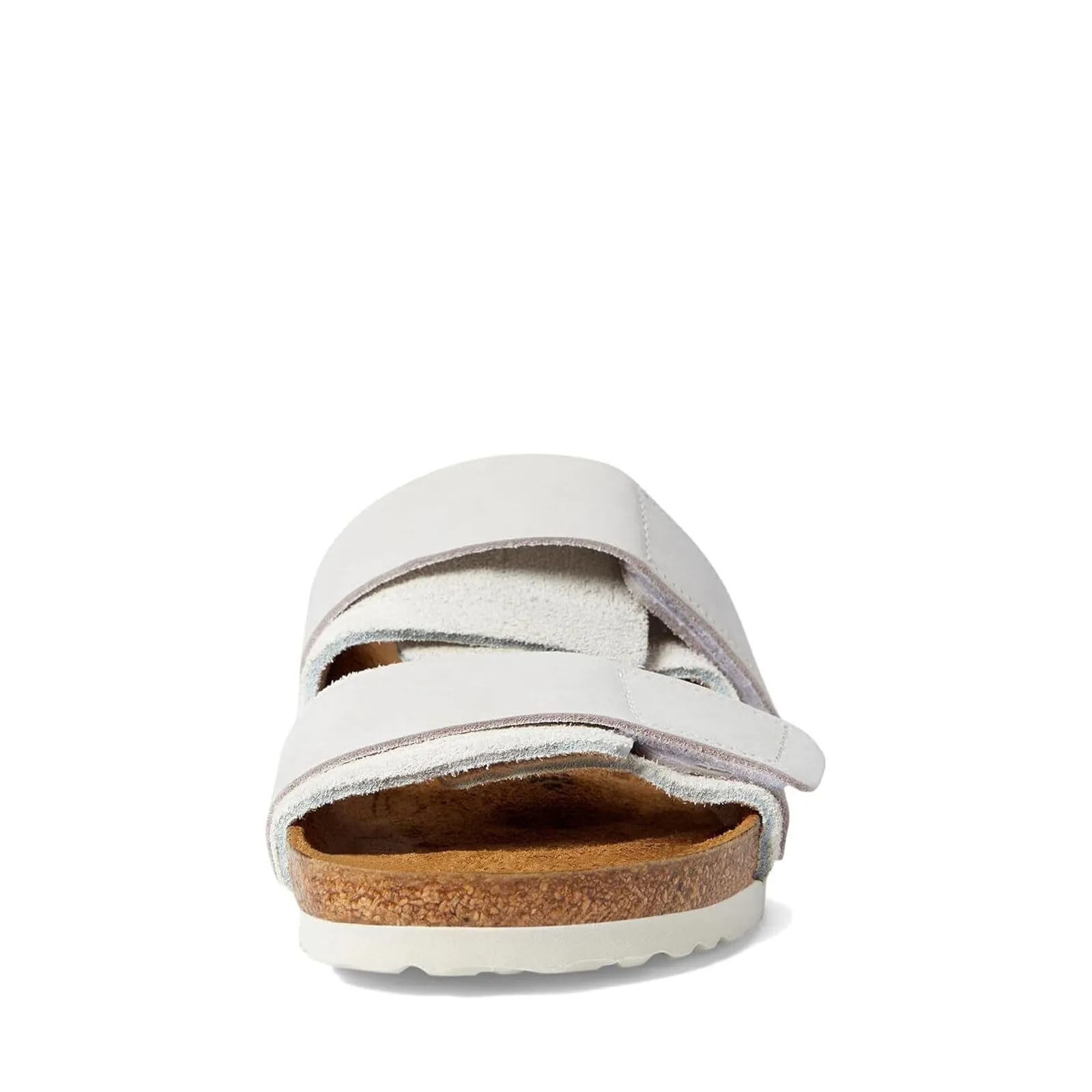 Women's Shoes Birkenstock UJI Nubuck/Suede Leather Slide Sandals 1024822 WHITE