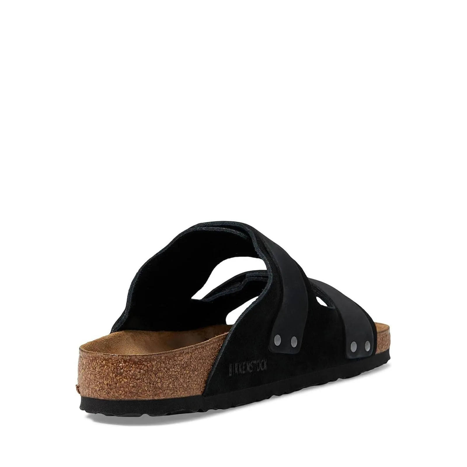 Women's Shoes Birkenstock UJI Nubuck/Suede Leather Slide Sandals 1024832 BLACK